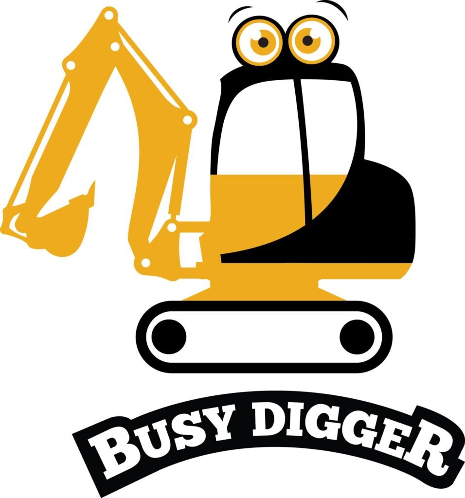 Busy Digger, Busy Digger Logo, Jarrahdale Digger