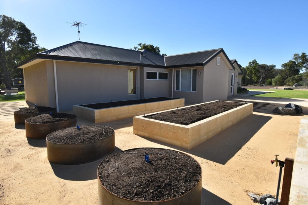 Stake Hill driveway, Stake Hill Landscaping, Stake Hill Garden Beds, Busy Digger Project