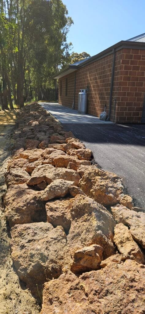 Jarrahdale Retaining Wall