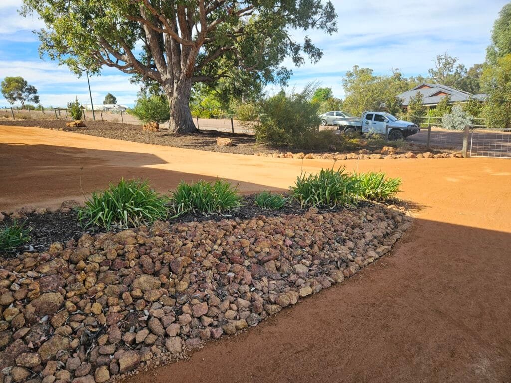 Jarrahdale Landscaping Drain 2, Drainage, Jarrahdale landscaping, jarrahdale drainage