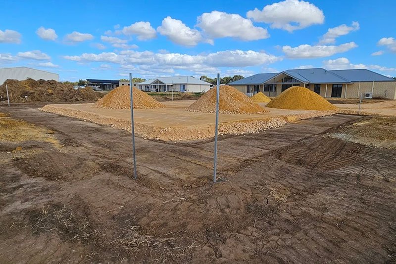 House Pads and Footing Preparation
